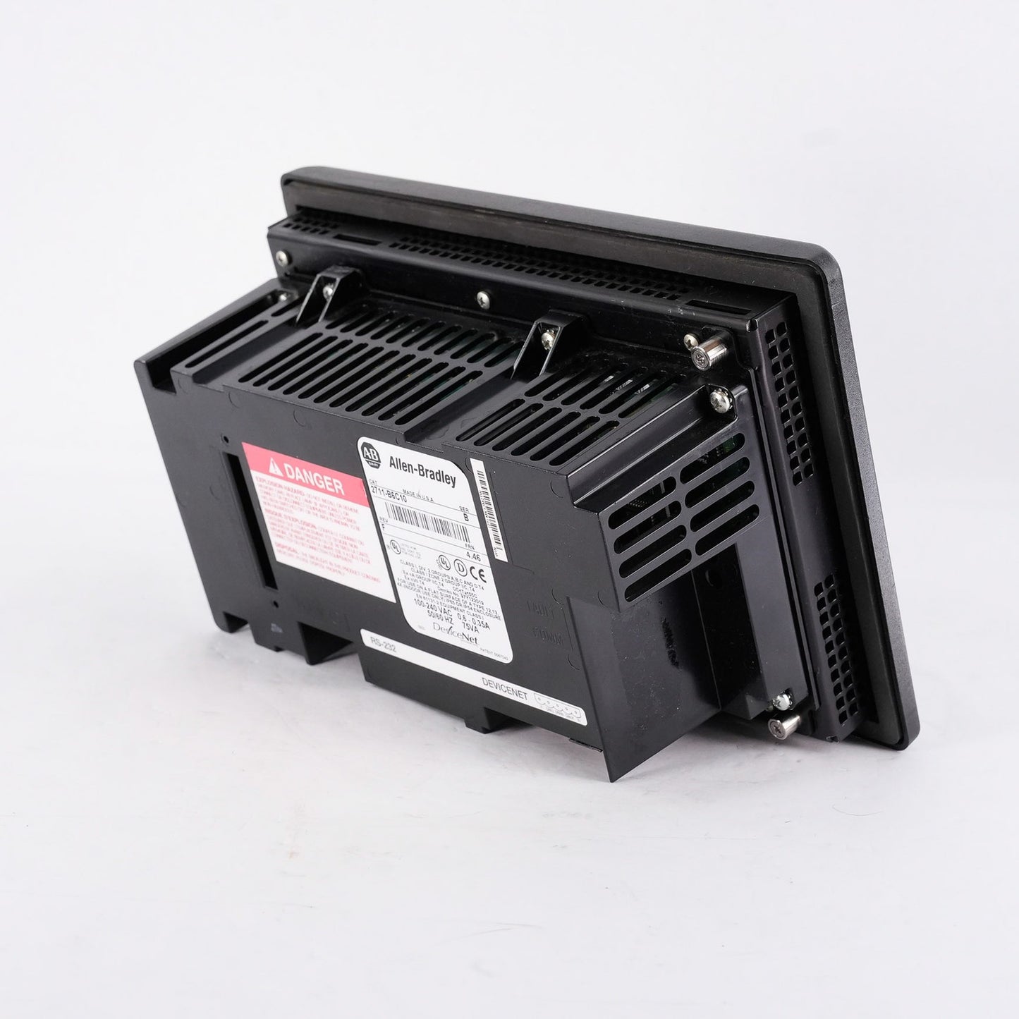 Allen Bradley 2711-B6C10 /B Rev F FRN 4.46 PanelView 600 Display Terminal