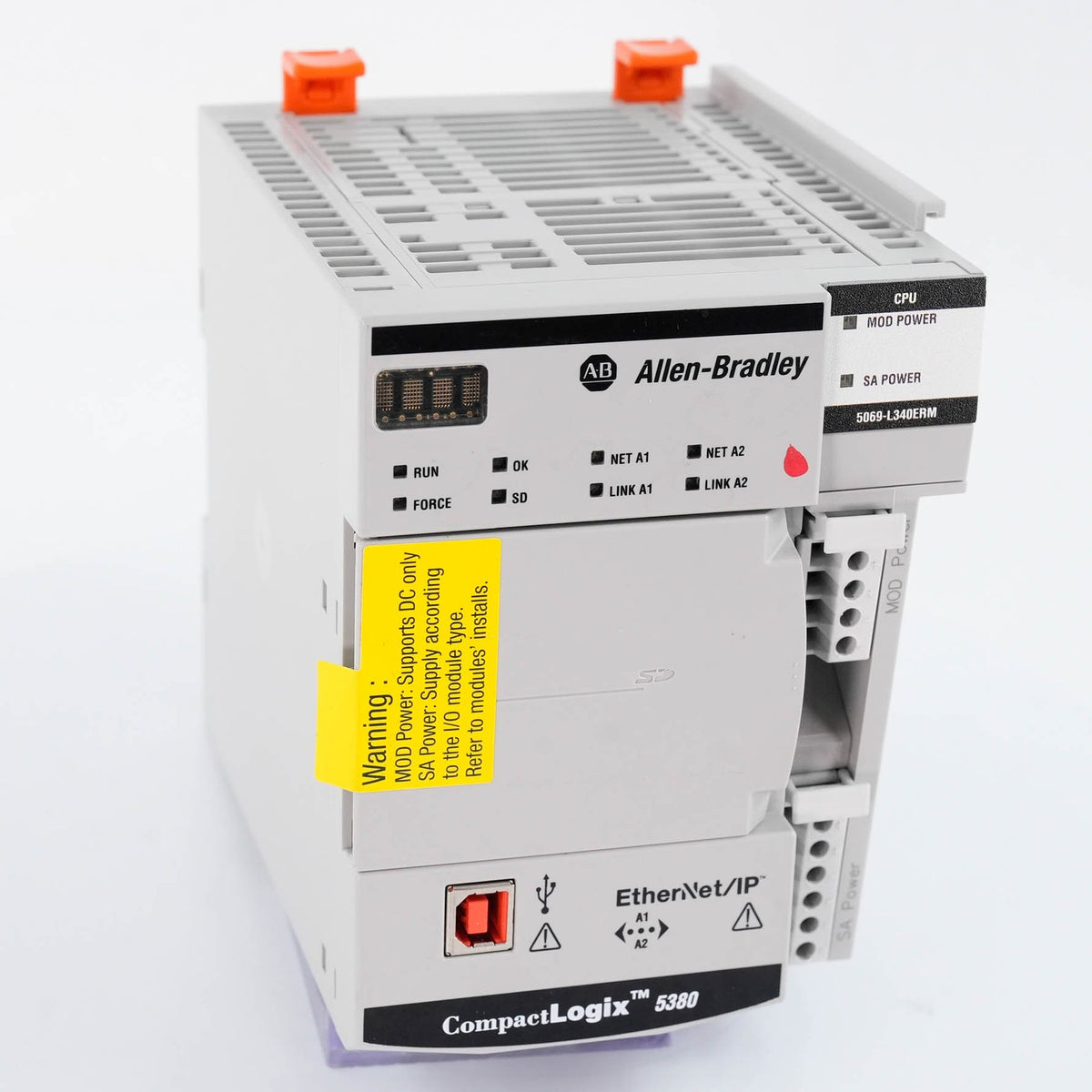 Allen Bradley 5069-L340ERM /A CompactLogix 5380 Controller 4MB 5069L340ERM 24VDC