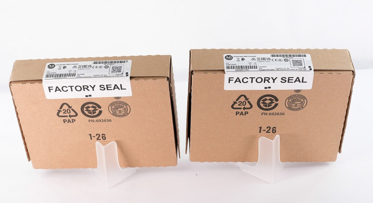 Allen Bradley 1756-L81ES /B GuardLogix 5580 Safety Controller - Sealed Surplus