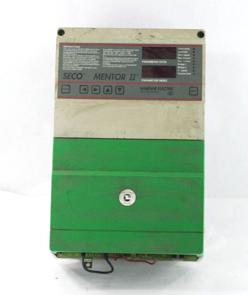 Warner Electric Seco Mentor II M4407-100200 M4000 DC Drive - Parts Repair