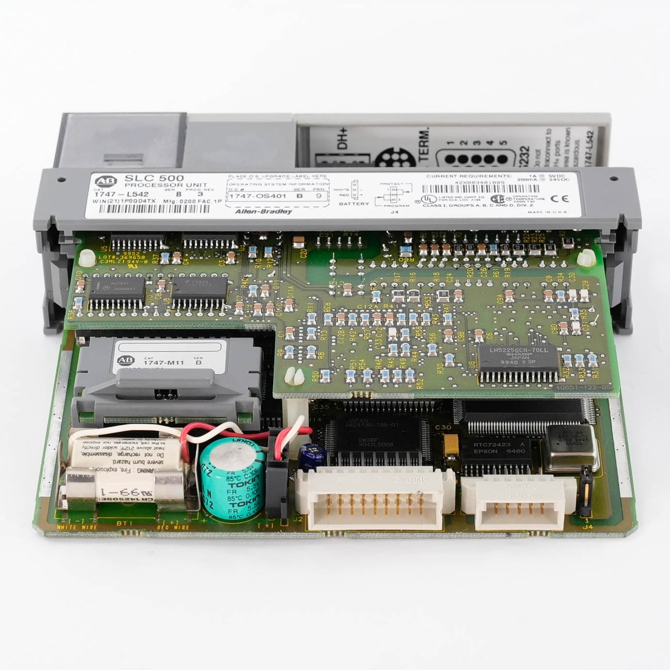 Allen Bradley 1747-L542 Ser B SLC 500 5/04 CPU Processor 32K Memory 1747L542 PLC