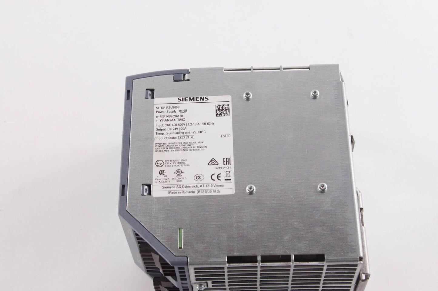 Siemens 6EP1436-2BA10 / 6EP14362BA10 SITOP PSU300S Power Supply 24V 20A