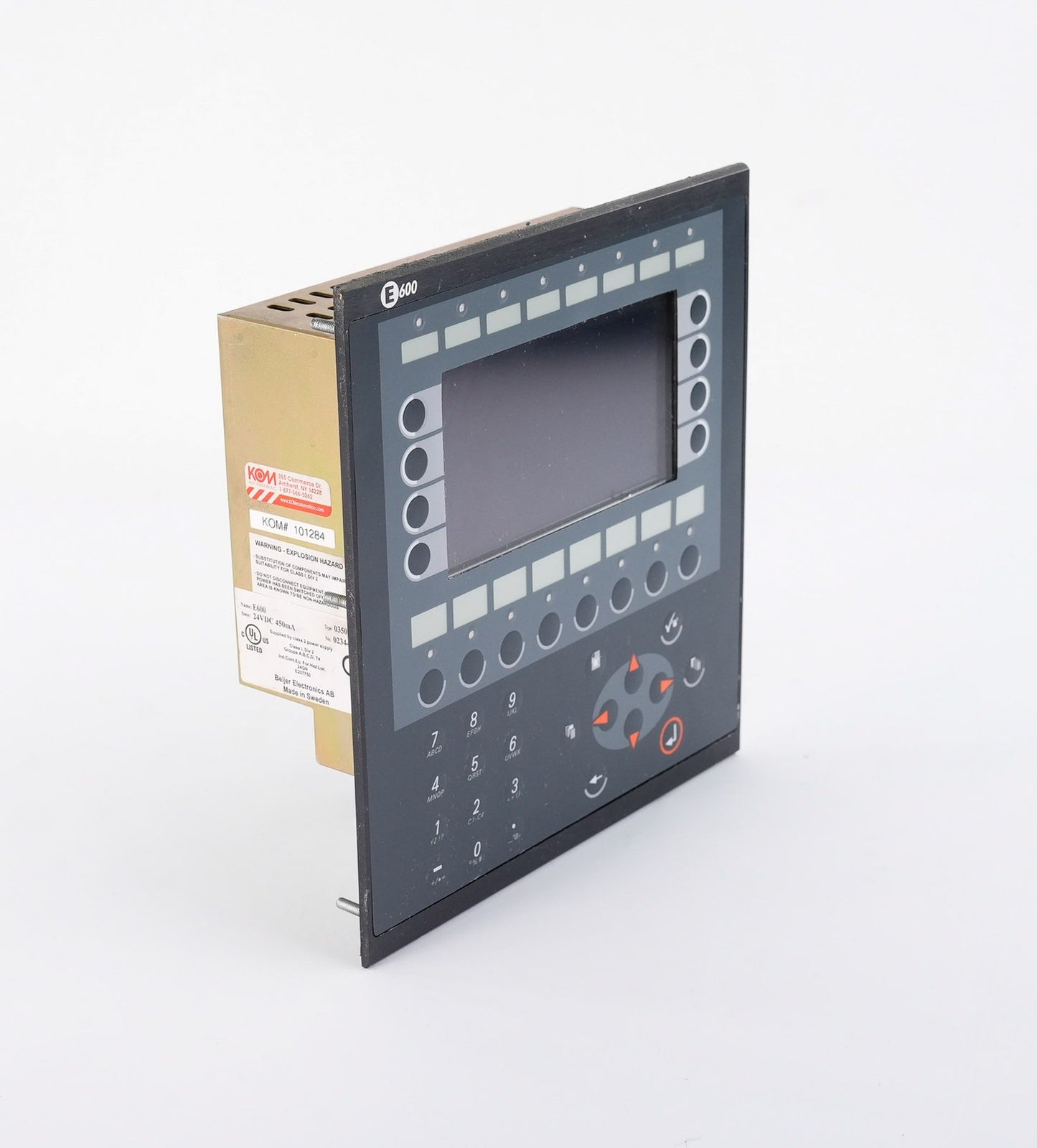 Beijer Electronics 03500B E600 Series Operator Interface Terminal - Refurb
