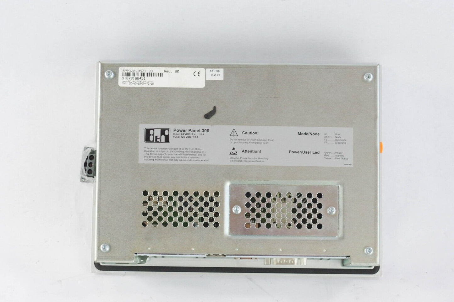 B&R Automation 5PP320.0573-39 Power Panel 300 / 320 Rev. B0 HMI 91670168451