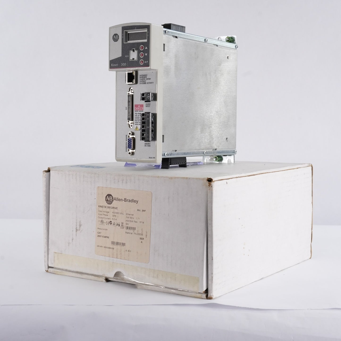 Allen Bradley 2097-V34PR6 /A Kinetix 300 Servo Drive 2097V34PR6 - Open Box