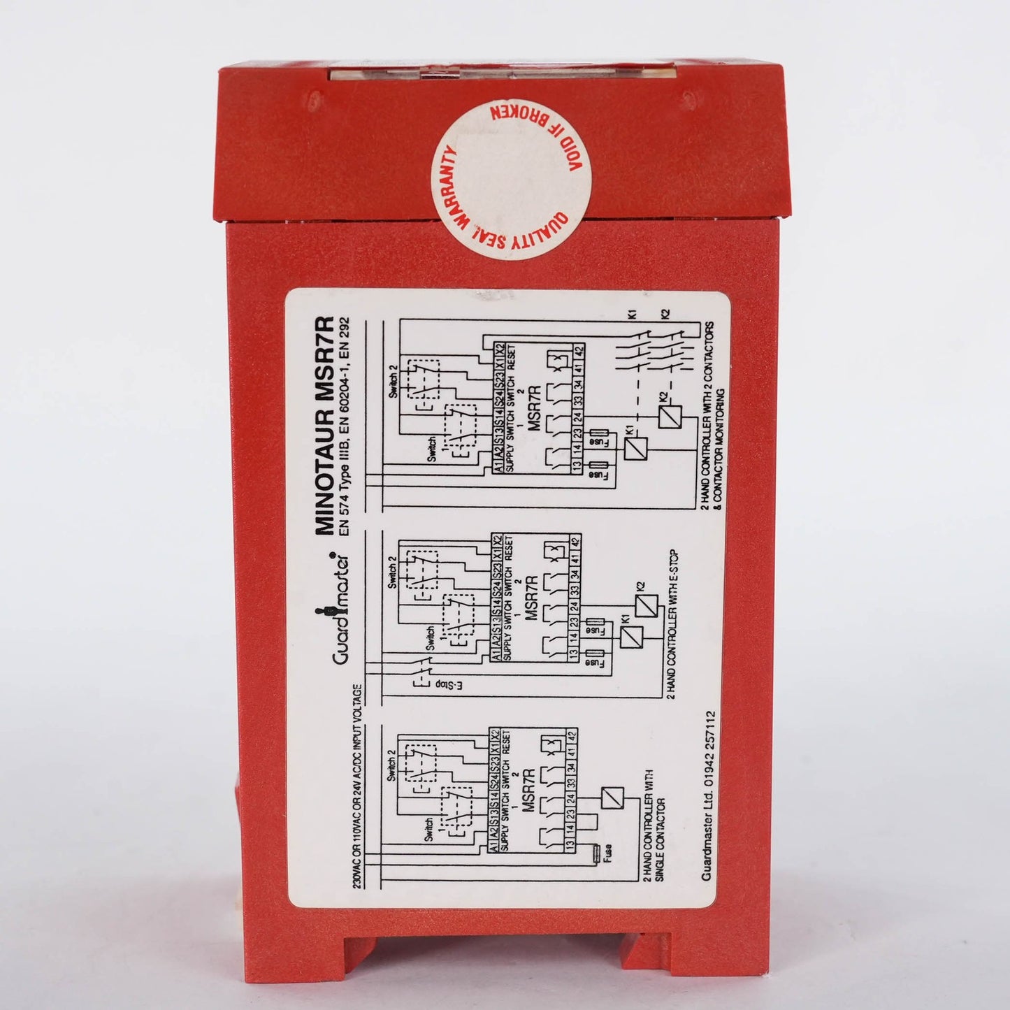 Allen Bradley 440R-D23021 Ser A Guardmaster MSR7R Safety Relay 24V AC/DC