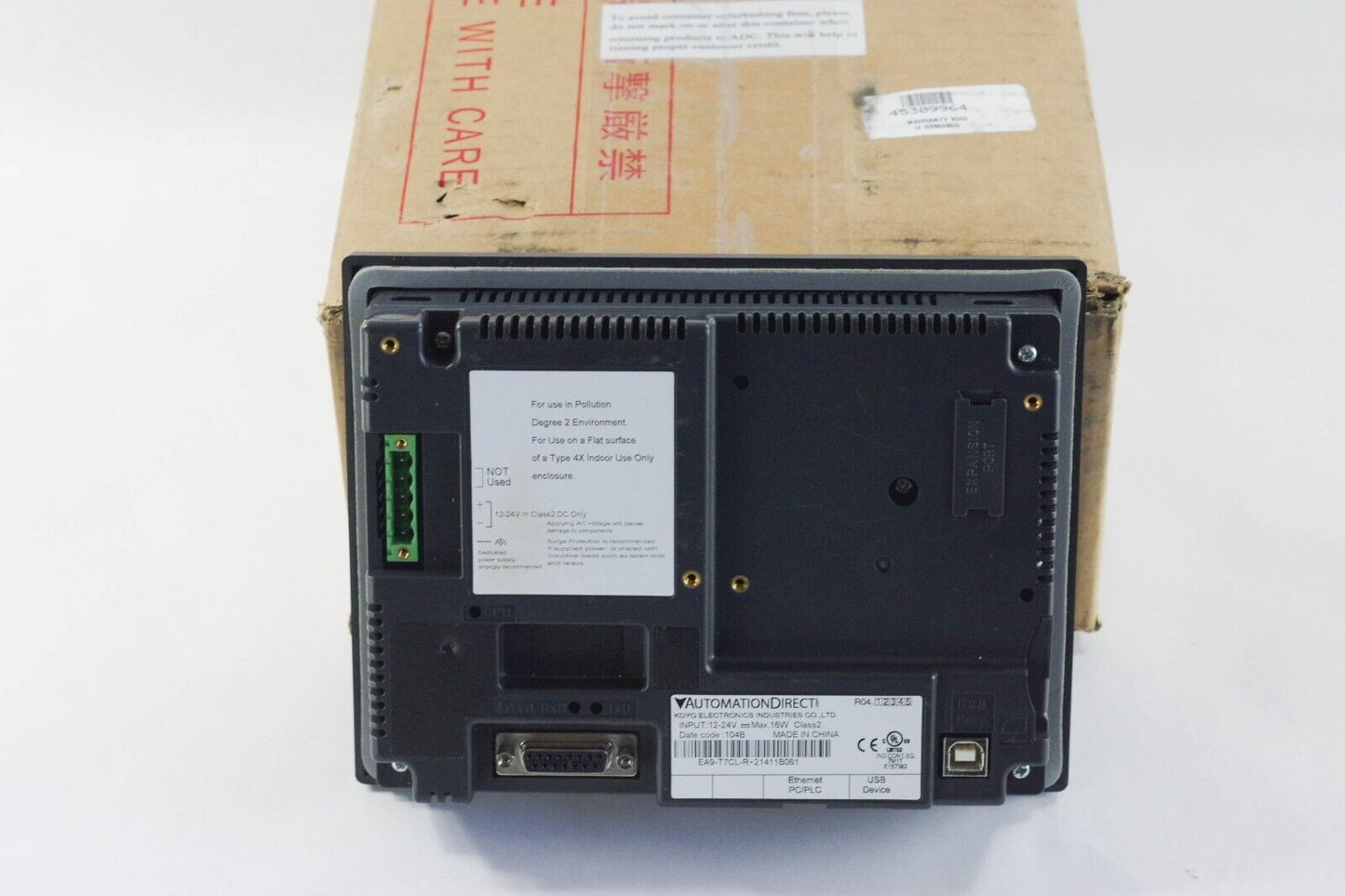 AUTOMATION DIRECT EA9-T7CL-R / EA9T7CLR Interface Panel