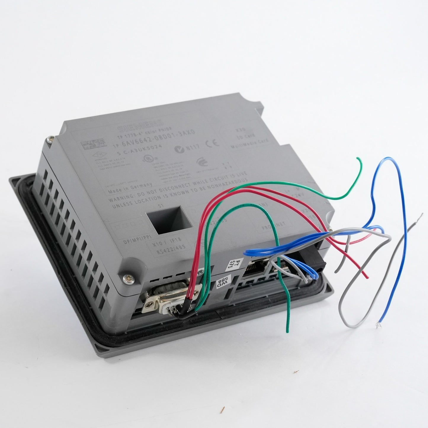 Siemens 1P 6AV6642-0BD01-3AX0 Touch Panel DC 24V 6AV66420BD013AX0 TP-1774 B-4"