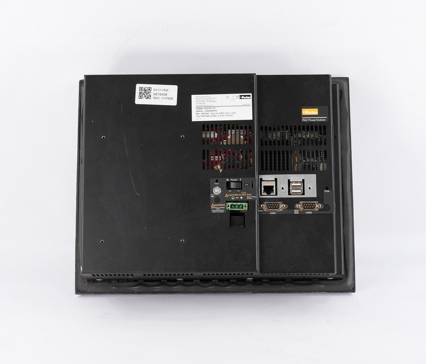 Parker Hannifin PA210T-133 PowerStation HMI Display Panel 24VDC PA210T133