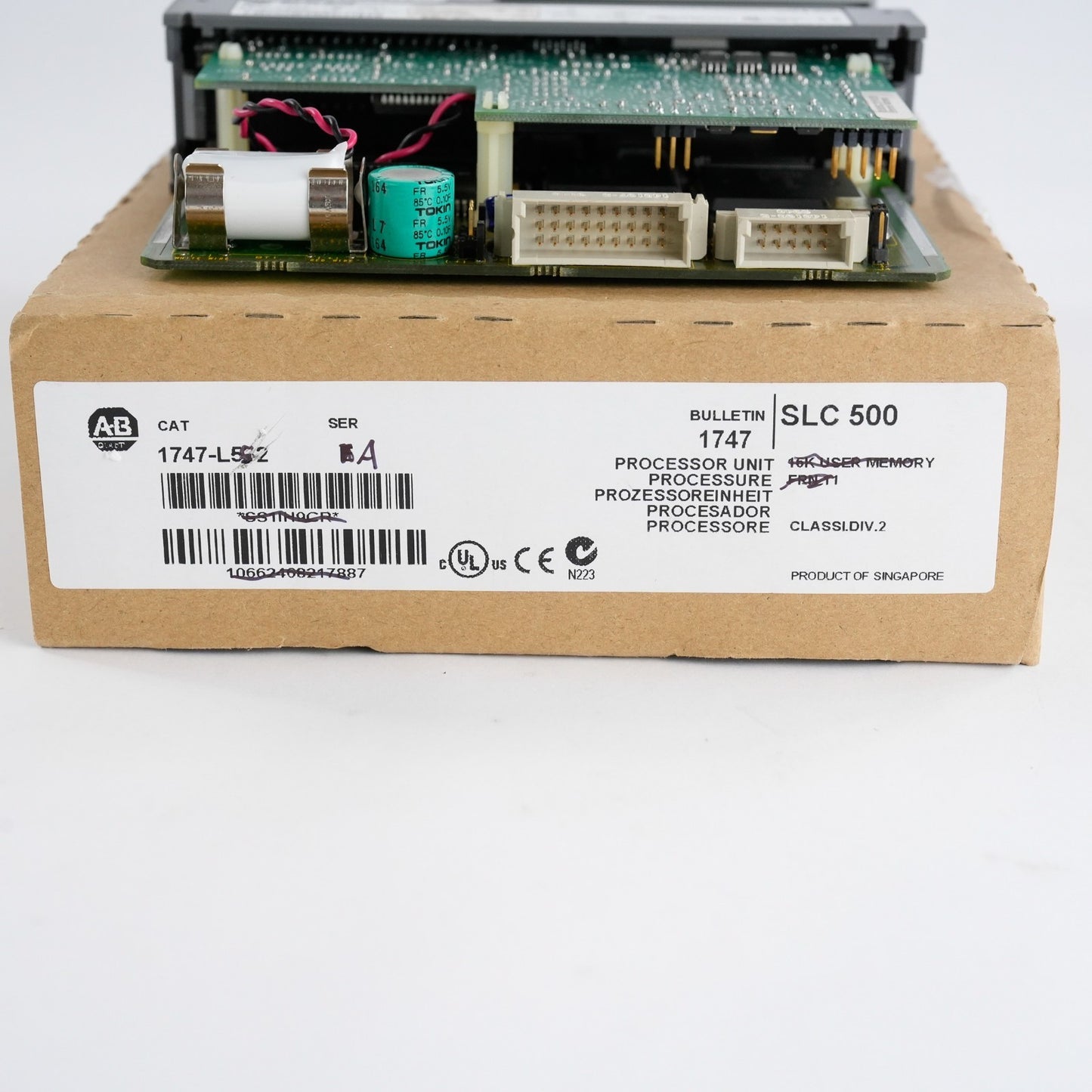 Allen Bradley 1747-L552 /A SLC 500 32K Memory RS-232 Processor