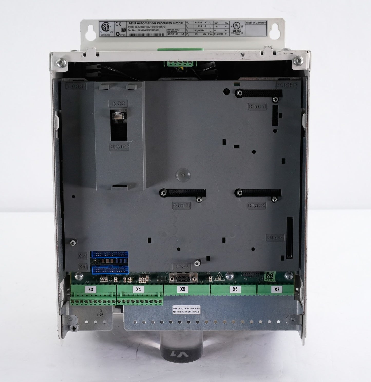 ABB DCS800-S02-0140-05-0 DC Drive 3Ph 140A DCS800S020140050 DCS 800 + Warranty