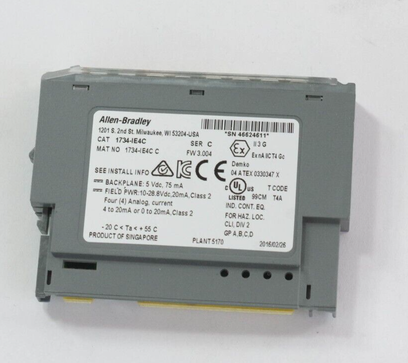 Allen Bradley 1734-IE4C /C Analog Input Module