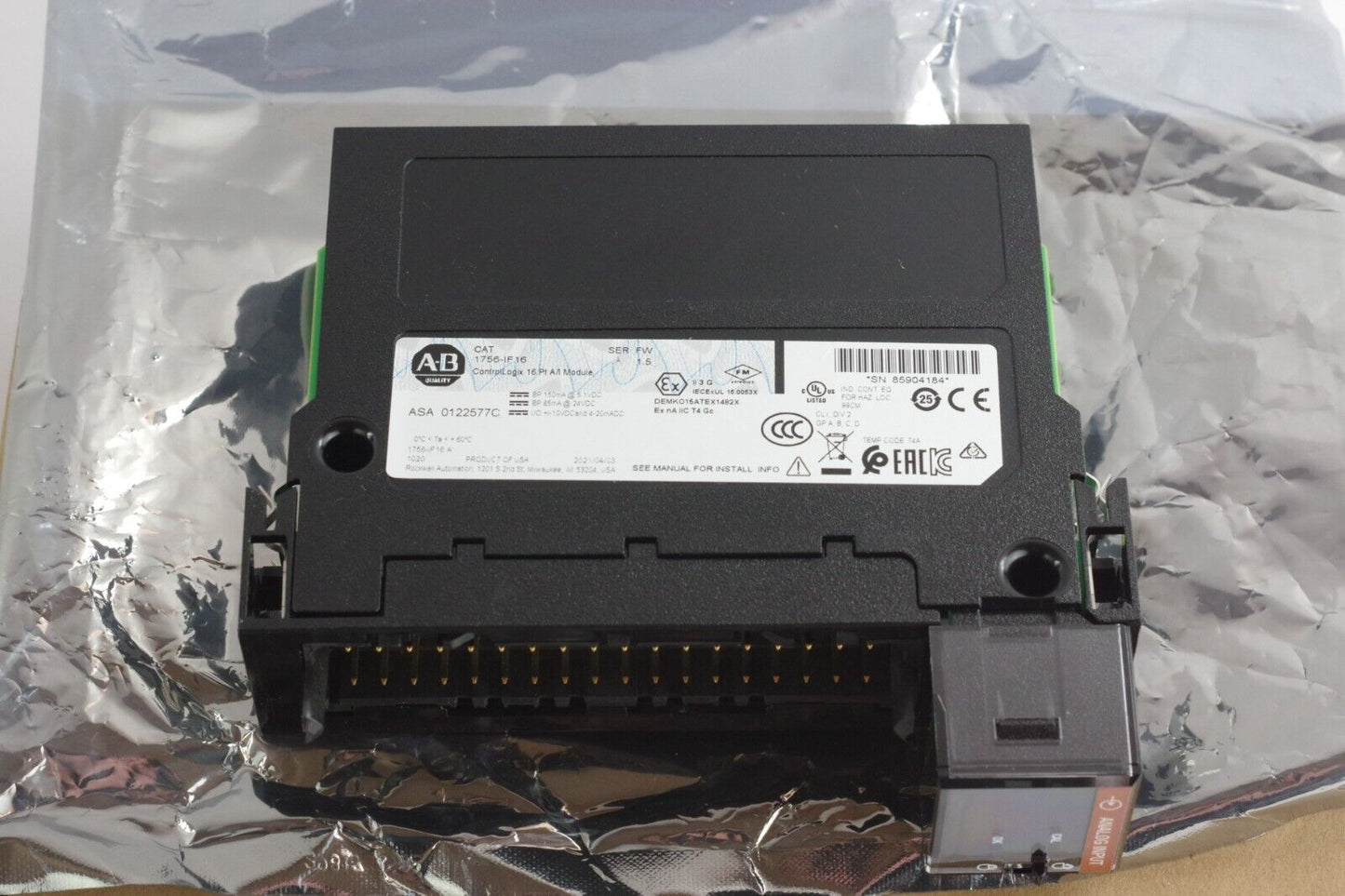 Allen Bradley 1756-IF16 Series A ControlLogix Analog Input Module - Open Box