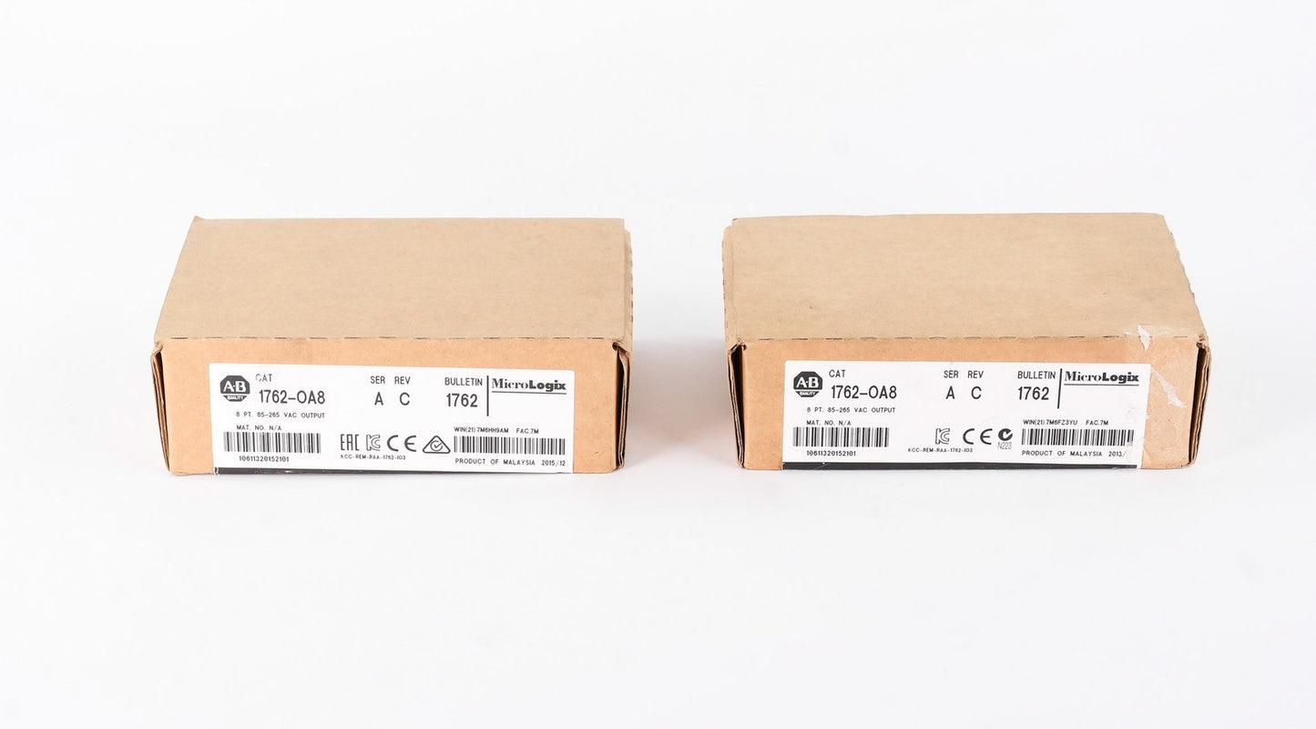 Allen Bradley 1762-OA8 /A MicroLogix 8 Point Output Module - Sealed Surplus