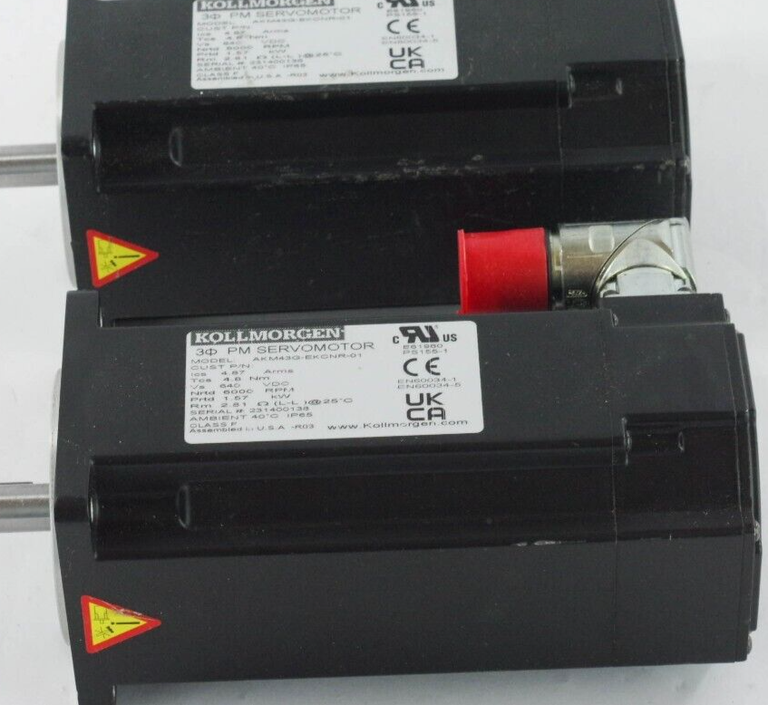 KOLLMORGEN AKM43G-EKCNR-01 / AKM43GEKCNR01  DC Servo Motor - New Surplus