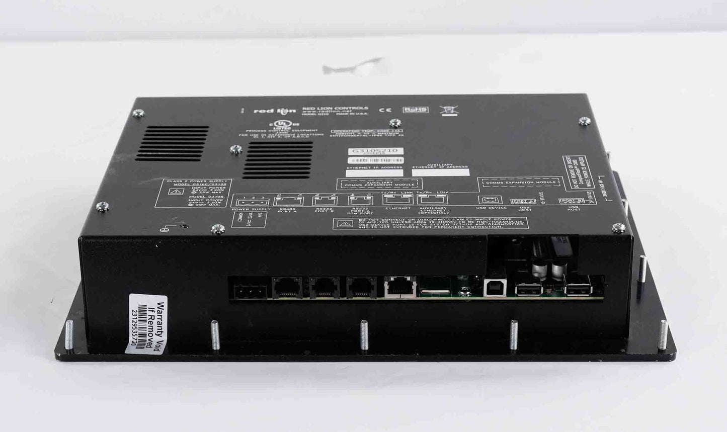 Red Lion G310 G3 Series 10.4" HMI Operator Interface Display Panel G310S210