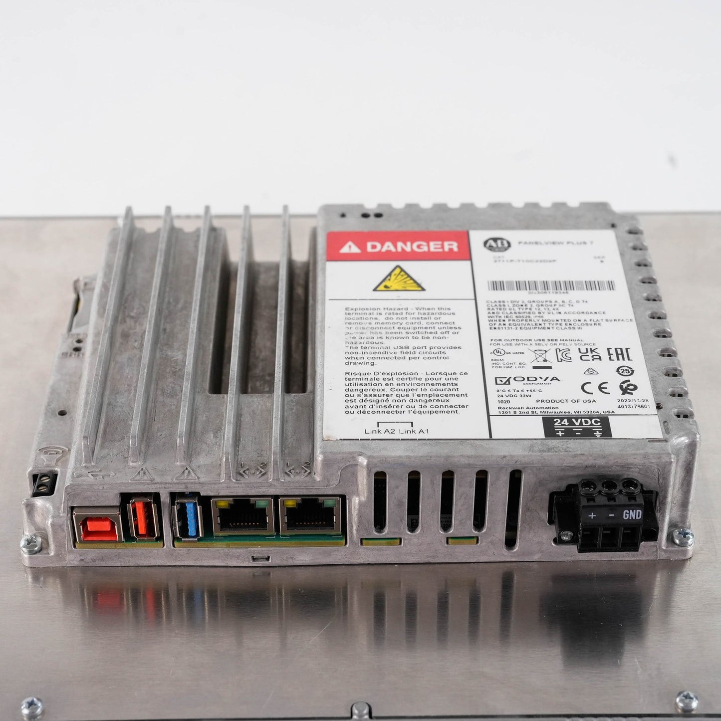 Allen Bradley 2711P-T10C22D9P /B PanelView Plus 7 10.4in Color 24VDC Series B