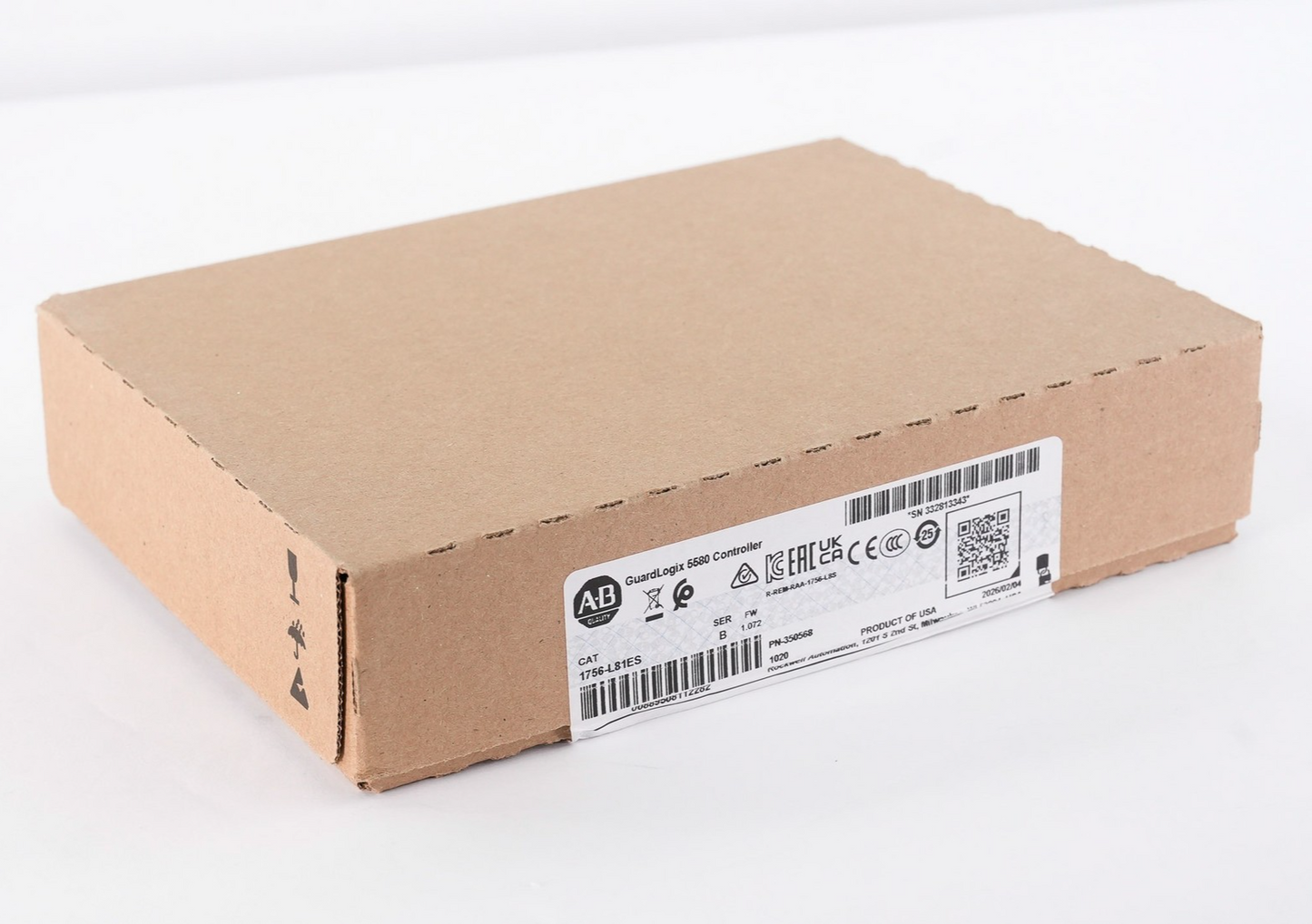 Allen Bradley 1756-L81ES /B GuardLogix 5580 Safety Controller - Sealed Surplus