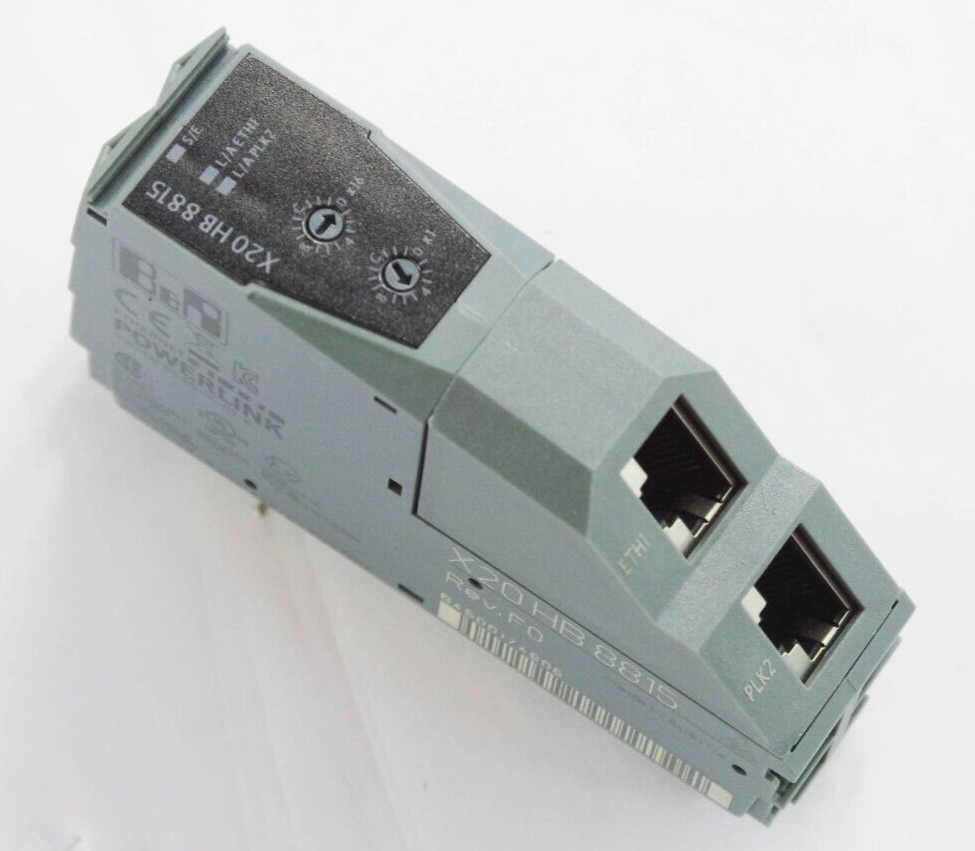 B&R Automation X20 HB 8815 / X20HB8815 / X20-HB-8815 Ethernet Powerlink Module