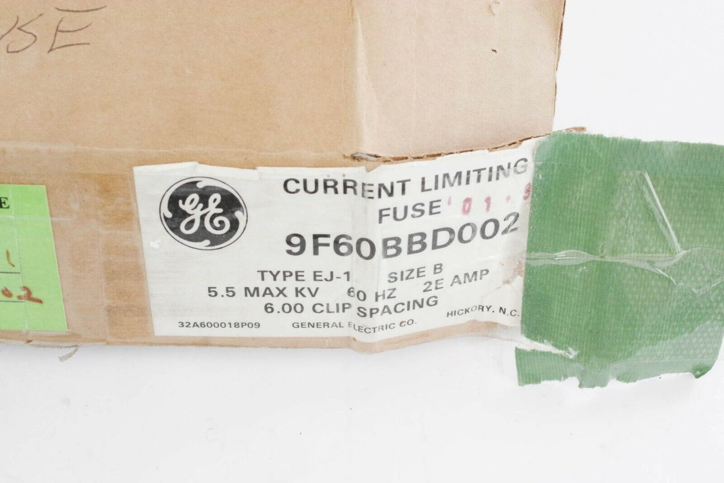 General Electric 9F60BBD002 Current Limiting Fuse Type EJ-1 5.5 Max KV 60Hz 2EPT