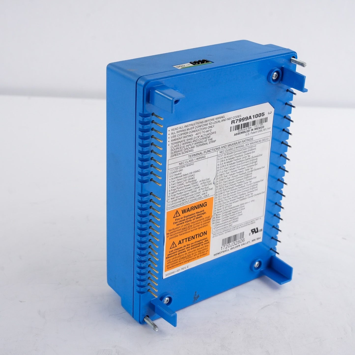 Honeywell CleaverBrooks R7999A1005 Fuel/Air Controller