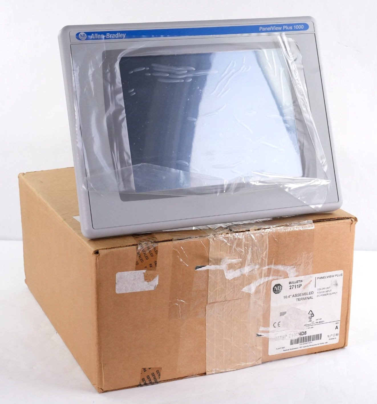 Allen Bradley 2711P-T10C4D8 /A PanelView Plus 1000 RP8D/B - Without Original Box