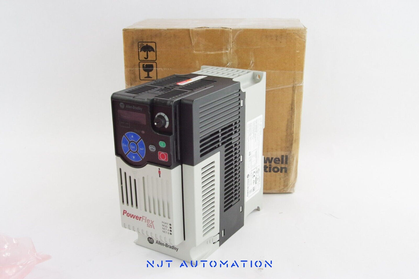 Allen Bradley 25B-D010N104 Ser A PowerFlex 525 AC Drive 480V 5hp 4kW 10.5A