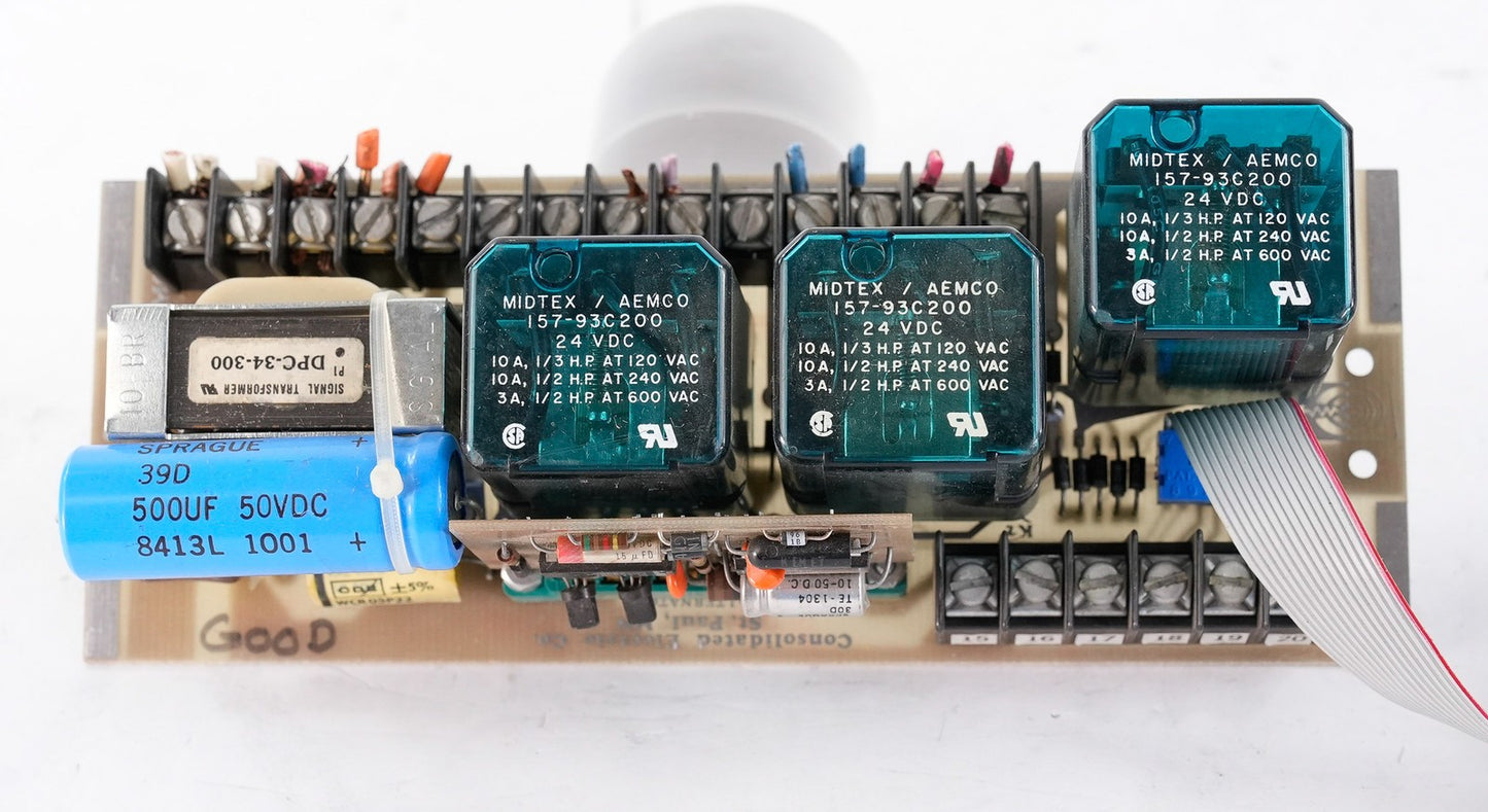 Consolidated Electric Co. CMC12 Duplex Controller-Alternator + Test Switchplate