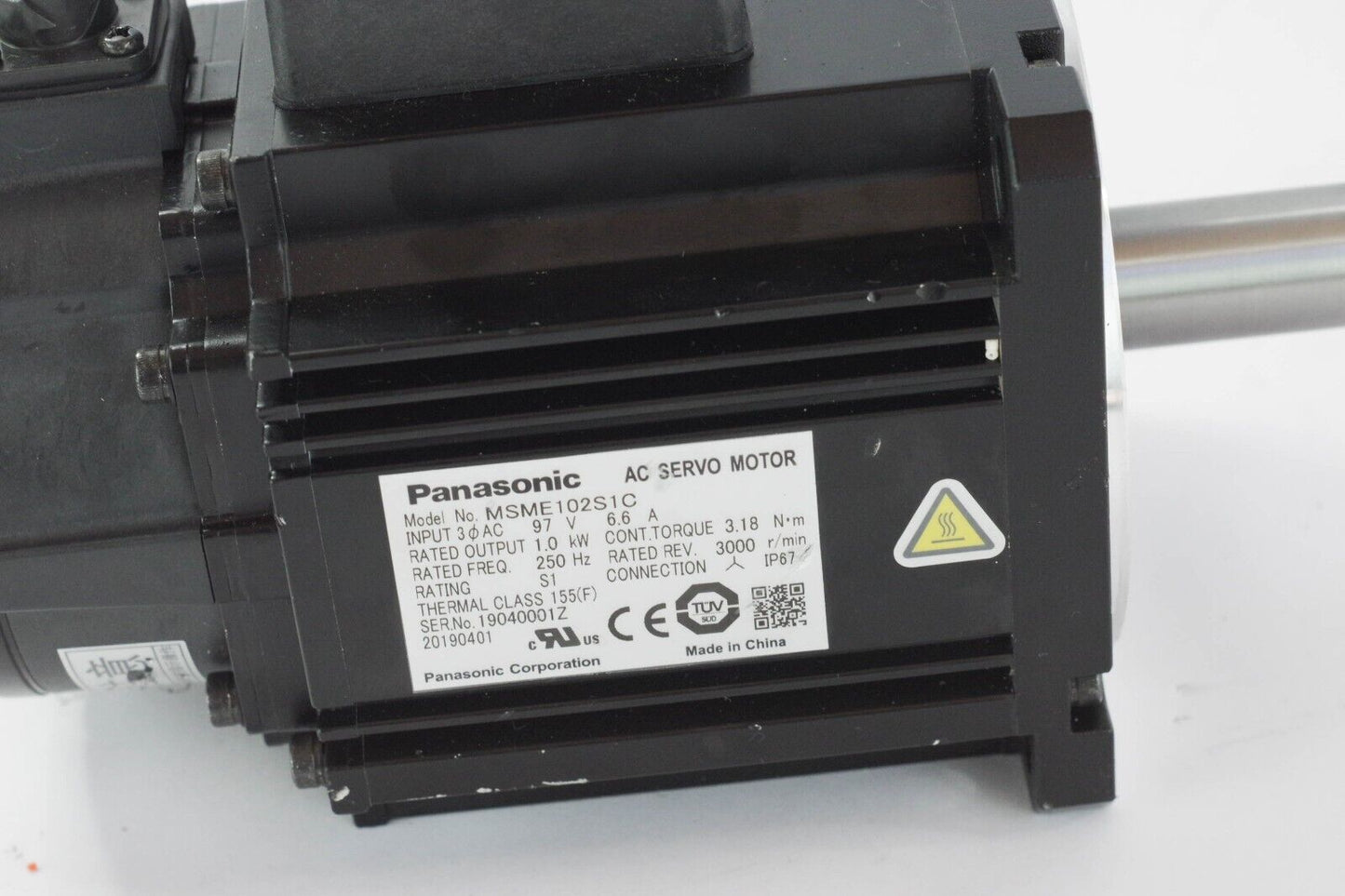 Panasonic MSME102S1C MINAS A5 AC Servo Motor