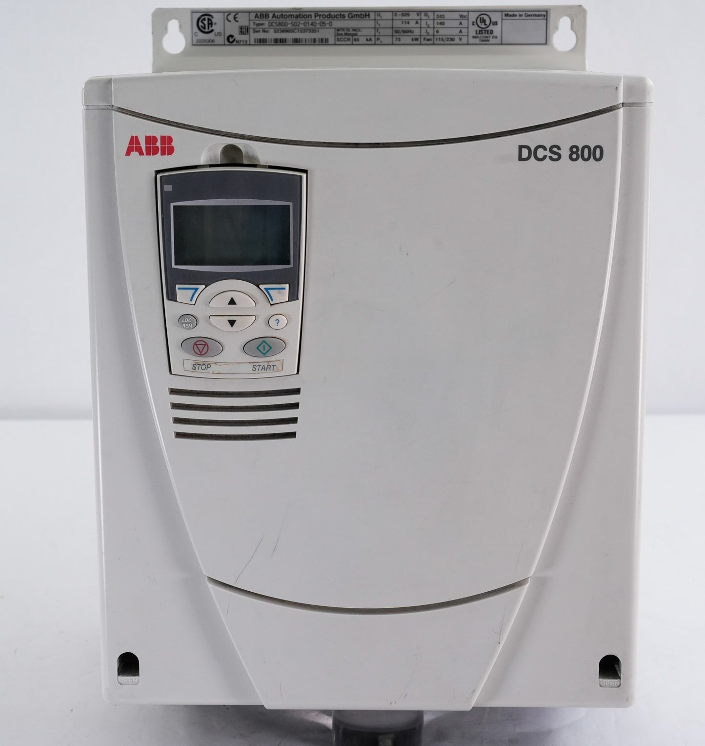 ABB DCS800-S02-0140-05-0 DC Drive 3Ph 140A DCS800S020140050 DCS 800 + Warranty
