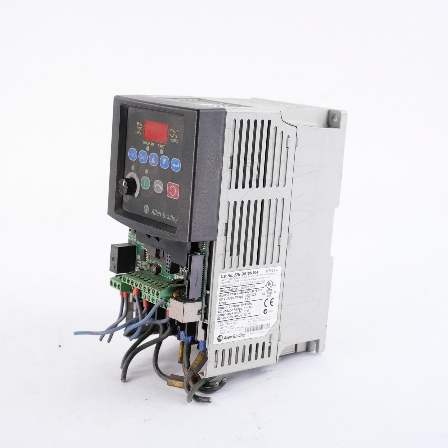 Allen Bradley 22B-D010N104 /A PowerFlex 40 AC Drive 480V 3-Phase 22BD010N104