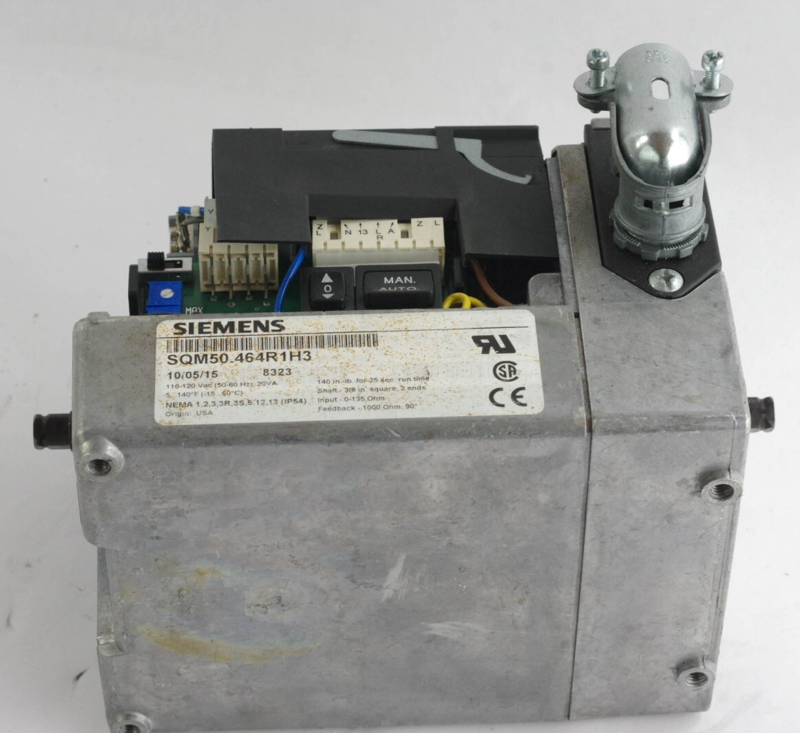 Siemens Combustion SQM50.464R1H3 140Lb 25Sec 90 Degree 135Ohm Ccw - For Parts