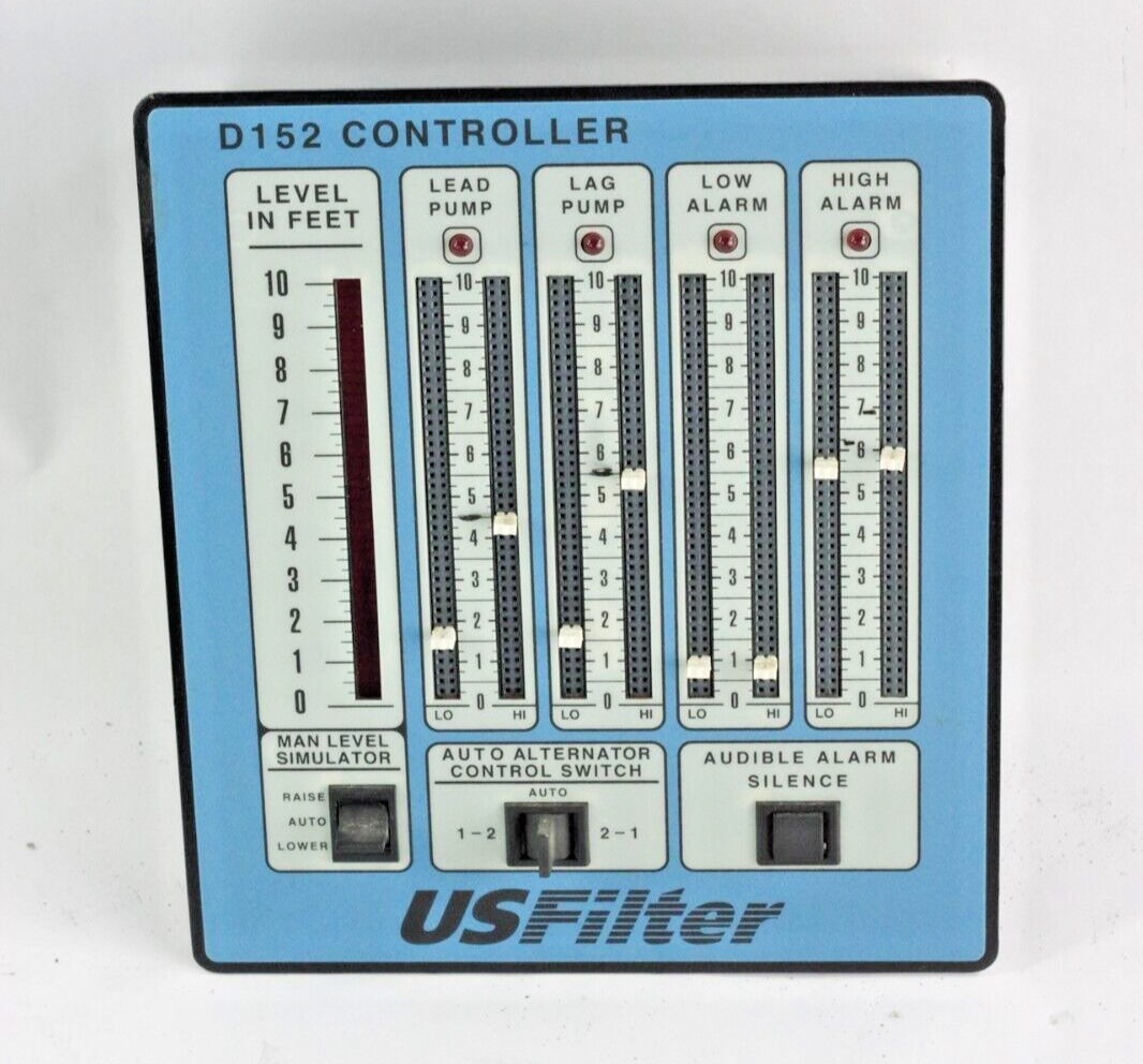 US Filter Control Systems D152 Pump Controller 0-10Ft 601273-21 D151 Replacement