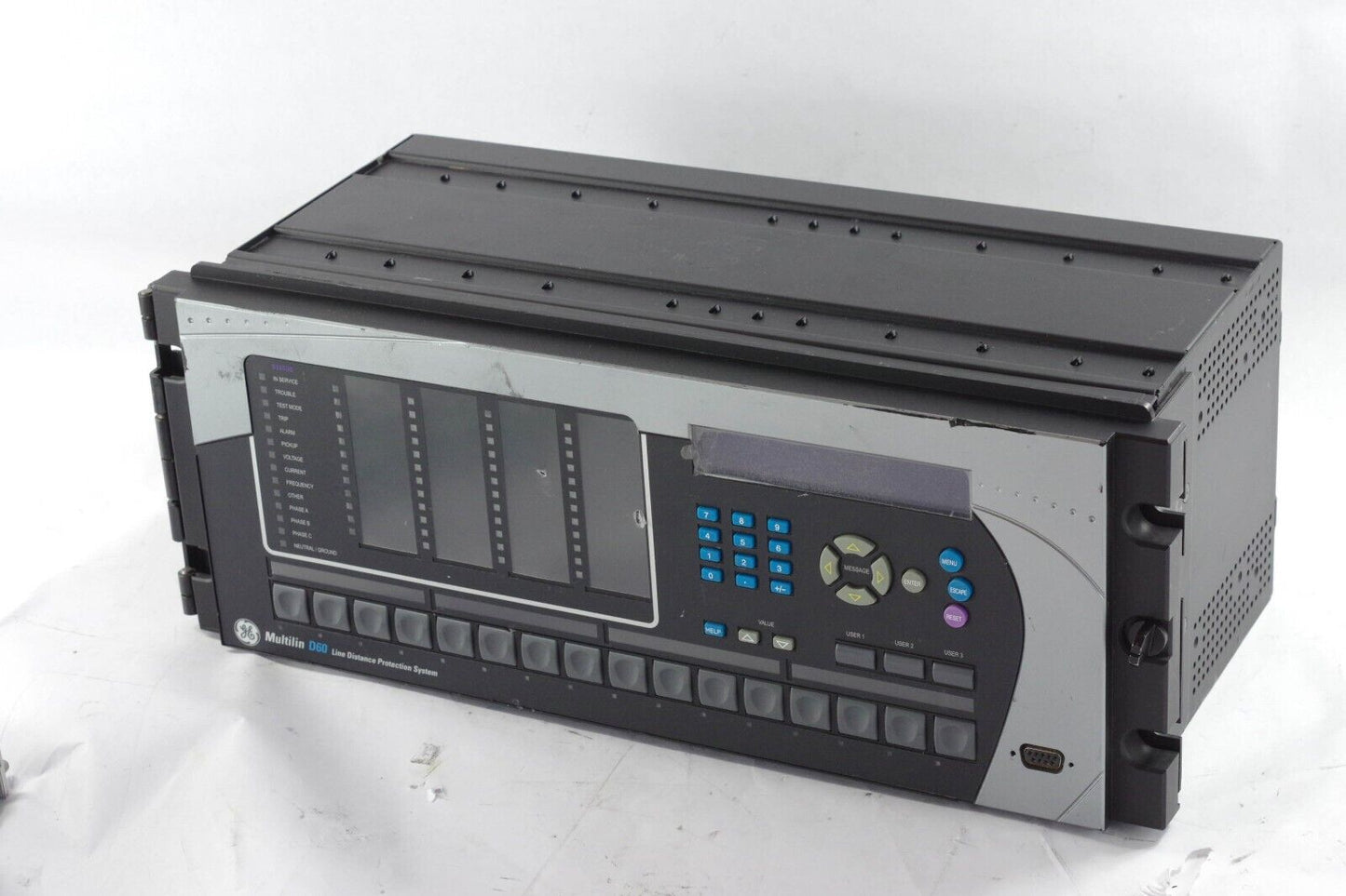 GE Multilin D60 LINE DISTANCE PROTECTION RELAY Rack D60U02HLHF8LH6PM8LP6U6NW7W