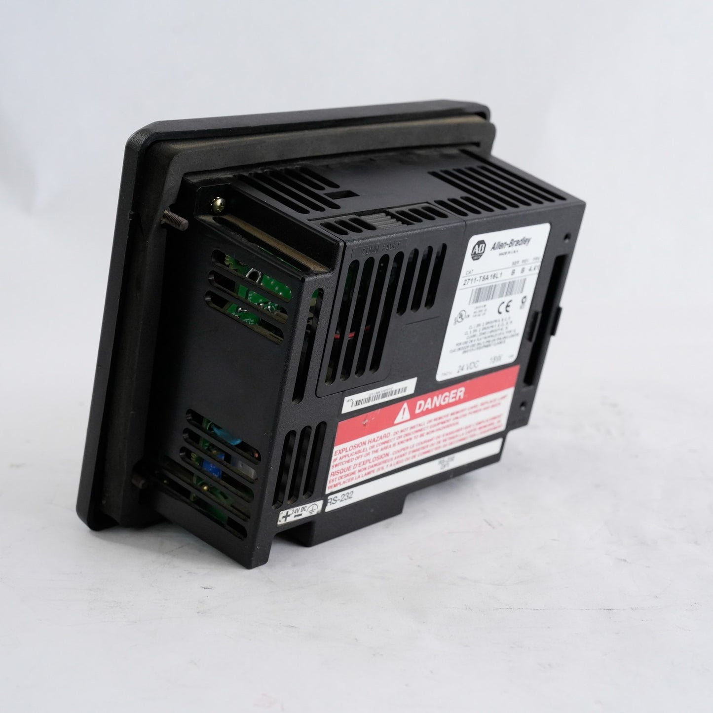 Allen Bradley 2711-T5A16L1 Ser B Rev B FRN 4.41 Panelview 550 HMI Module 24VDC