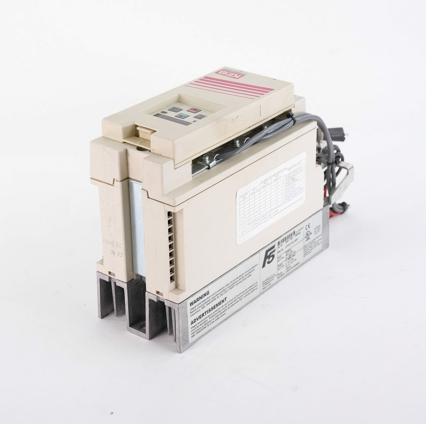 KEB Combivert 07.F5.C1B-LB0A F5 AC Drive 460V 3-Phase 07F5C1BLB0A