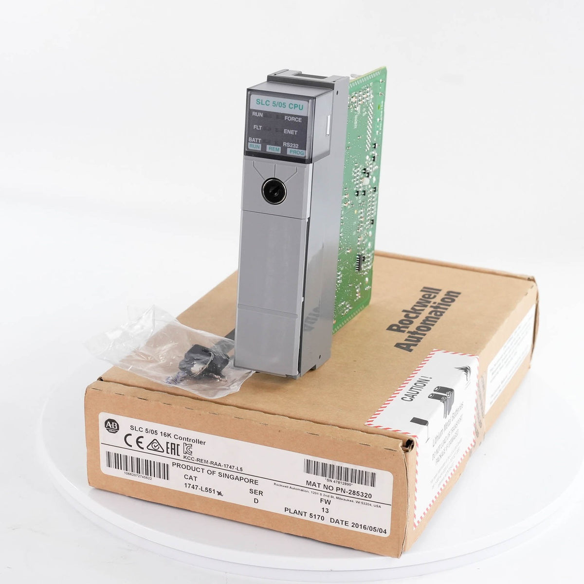 Allen-Bradley 1747-L551 Ser D SLC 500 5/05 CPU Processor 16K Memory