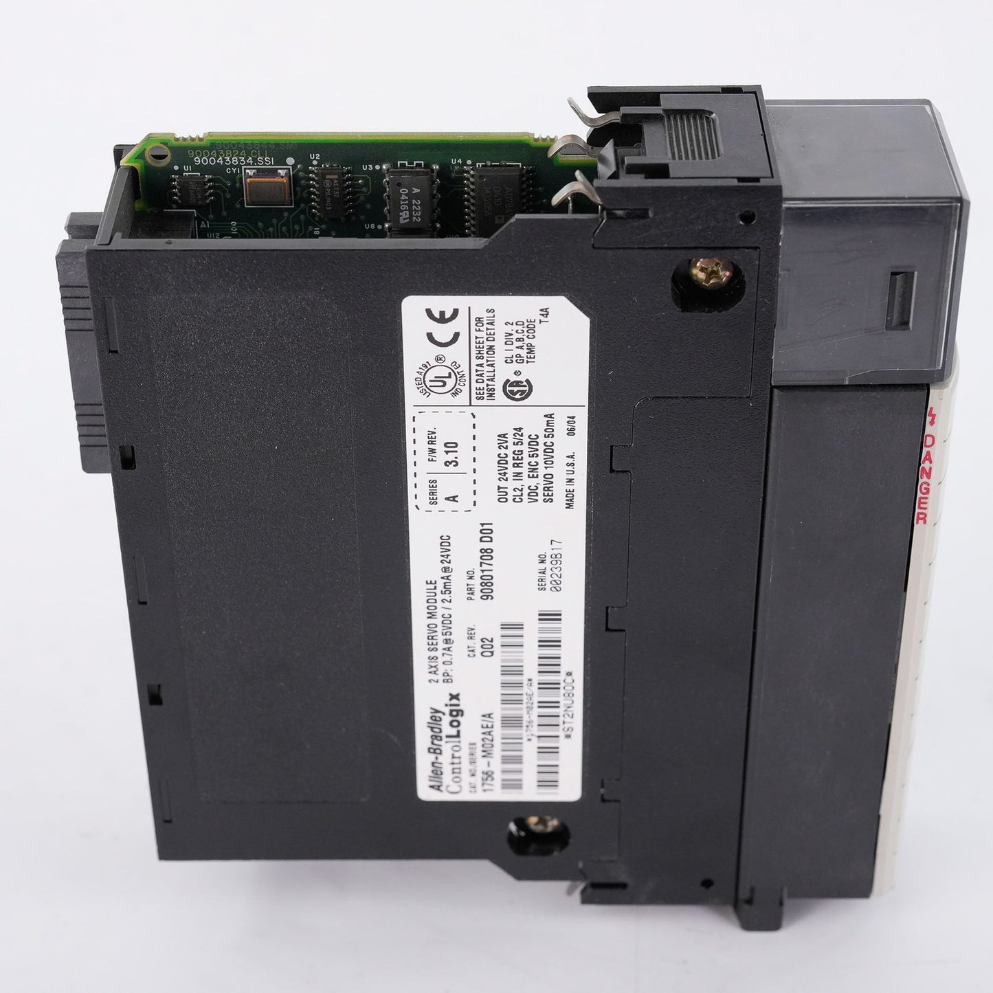 Allen Bradley 1756-M02AE Ser A ControlLogix 2 Axis Servo Interface 1756M02AE