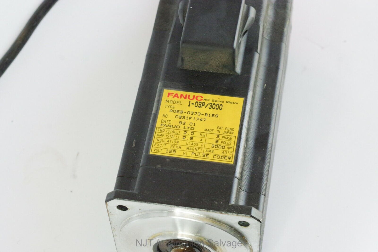 Fanuc AC Servo Motor A06B-0373-B169 1-OSP/3000 + a860-0346-t041 Encoder + WRNTY