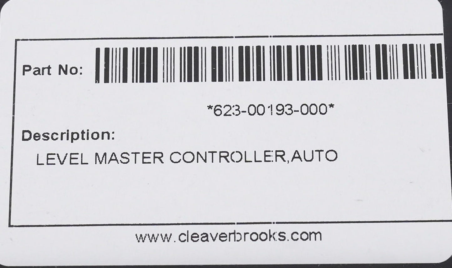 Cleaver Brooks 623-00193-000 Level Master Controller Auto Open Box