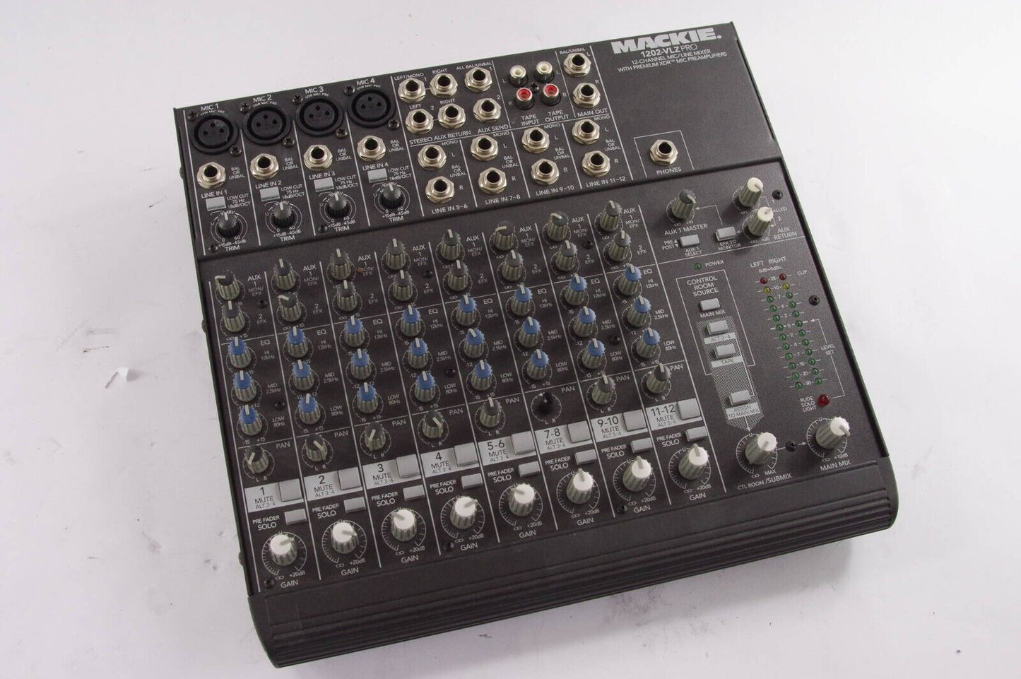 Mackie 1202 VLZ Pro 1202VLZ 12-CHANNEL MIC/LINE MIXER PREMIUM XDR PREAMPLFIERS