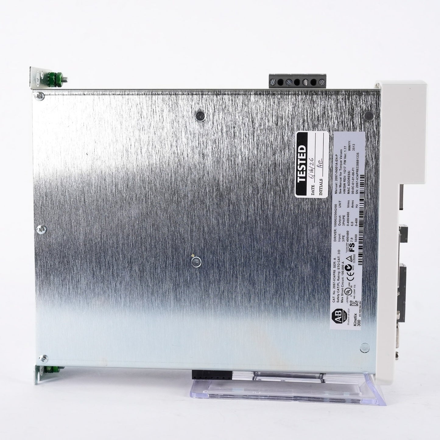 Allen Bradley 2097-V34PR6 /A Kinetix 300 Servo Drive 480V 3-Ph Open Box (Tested)