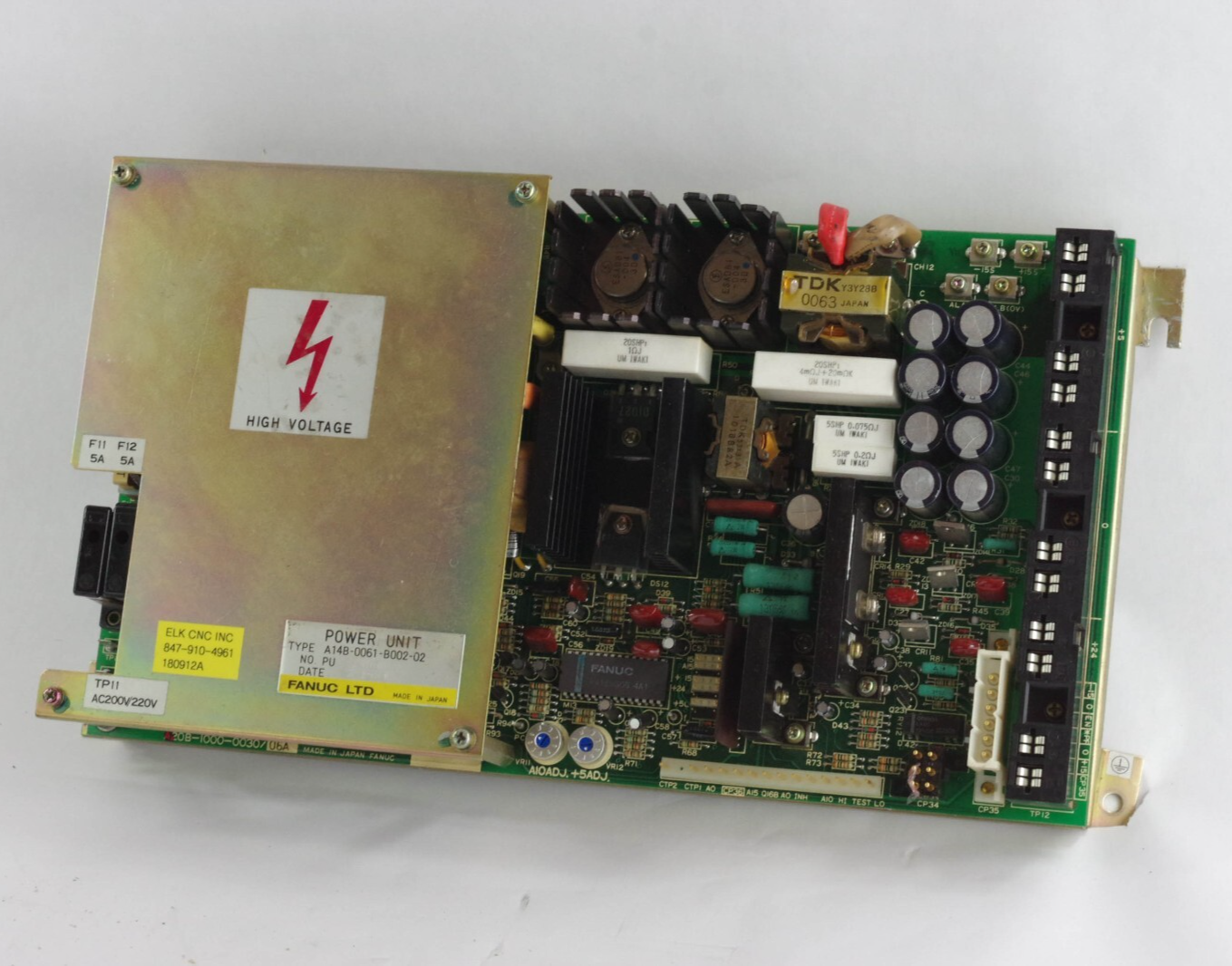 Fanuc Power Unit A14B-0061-B002-02 Japan - For Parts