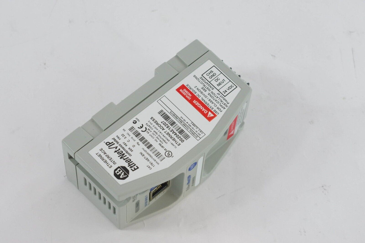 Allen Bradley 1761-NET-ENI Ser D  MicroLogix Ethernet Interface Module