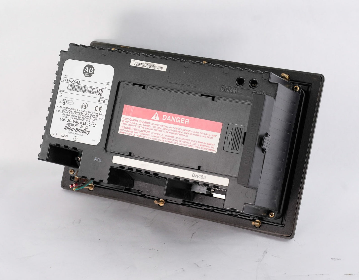 Allen Bradley 2711-K5A2 /F Rev K PanelView 550 HMI Display Panel 2711K5A2