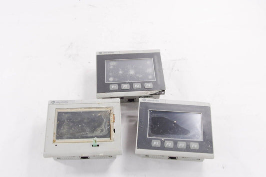 3x ALLEN BRADLEY 2711R-T4T PANEL VIEW 800 HMI Terminal 4'' - For Parts or Repair