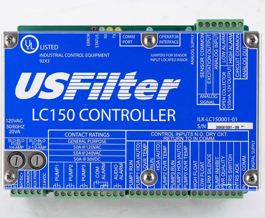 Control Systems IntraLink LC150 ILK-LC150001-01 Pump Controller 120VAC 50/60Hz