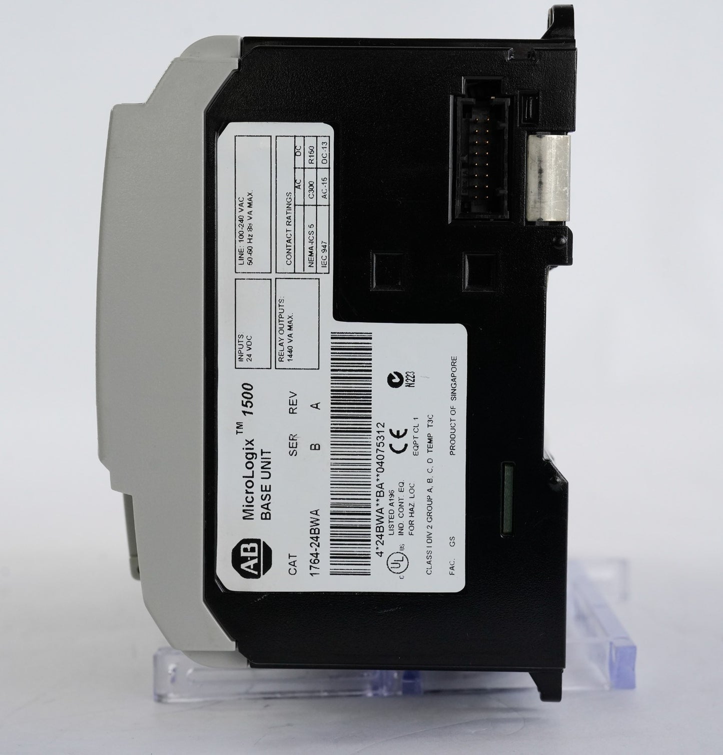 Allen Bradley 1764-24BWA /B Rev A MicroLogix 1500 Base Unit 176424BWA