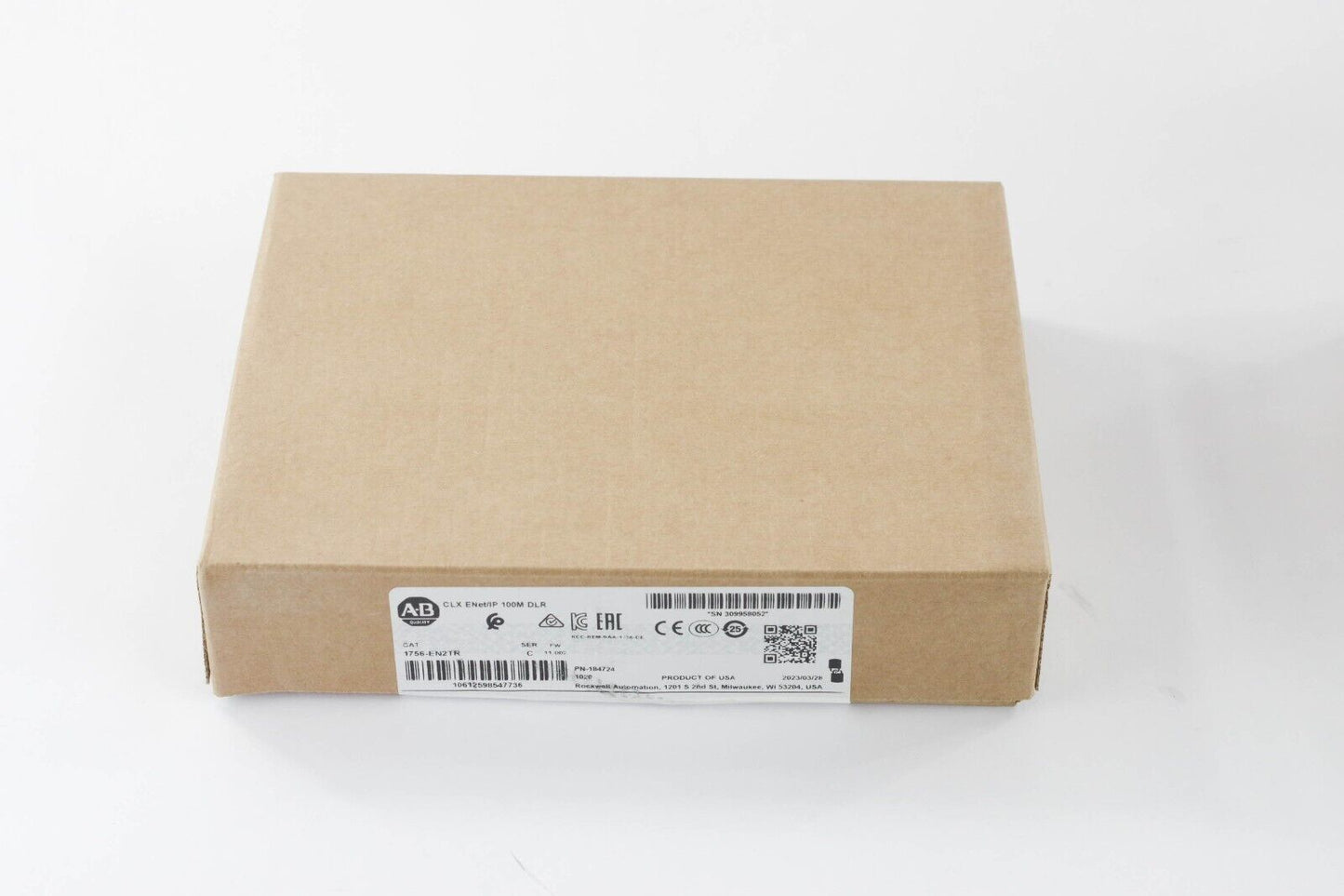 2024 Allen Bradley 1756-EN2TR Ser C ControlLogix Ethernet Module -Sealed Surplus