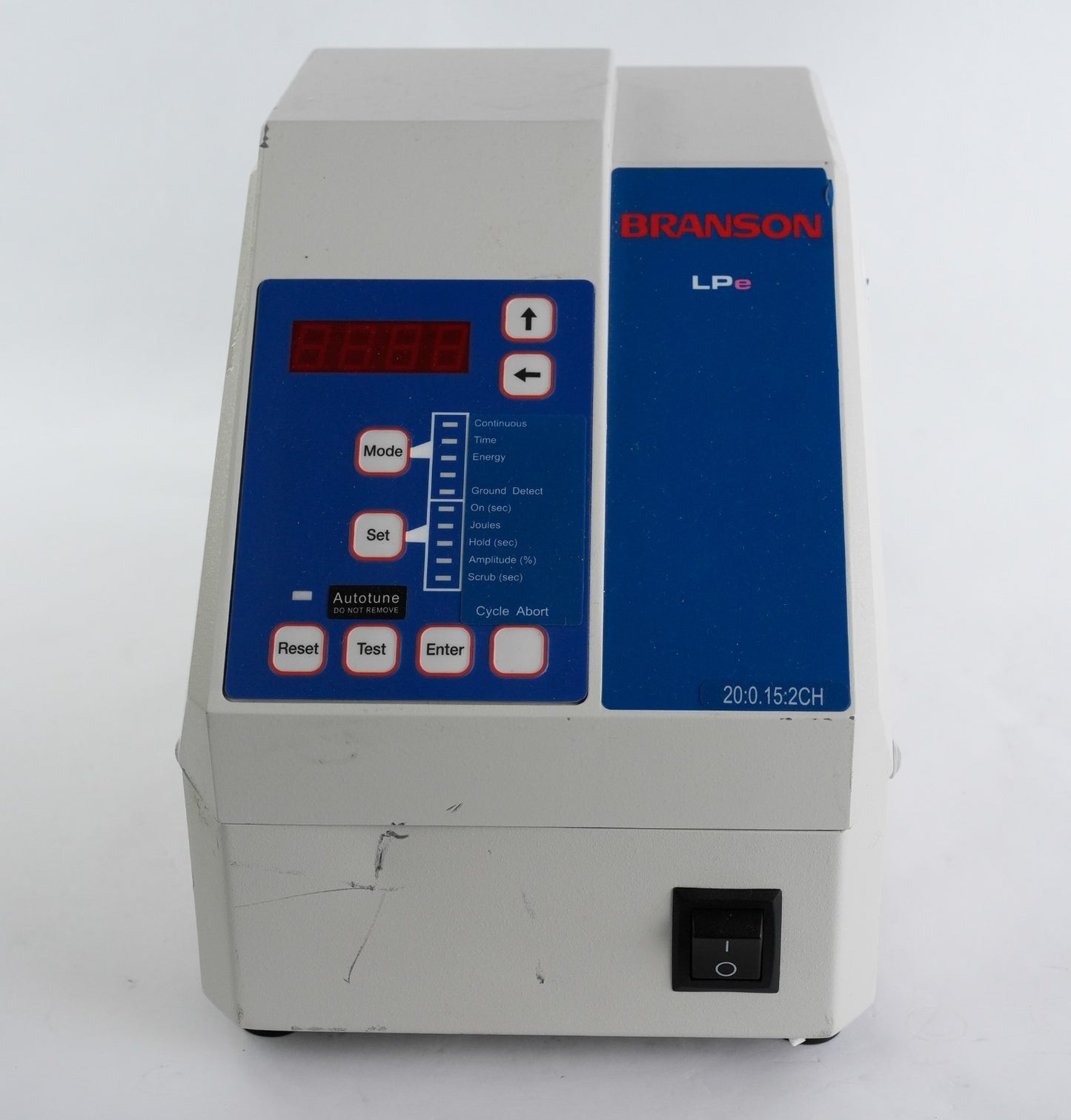 Branson 20:0.15 LPe Ultrasonic Welder 20:0.15:2CH 100-132-928R